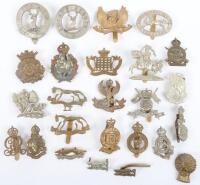 25x British Yeomanry Regiment Cap Badges