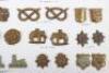 19x Pairs of British Infantry Other Ranks Collar Badges - 3