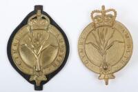 2x Welsh Guards Valise Badges