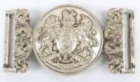 Rare Victorian Hampshire Regiment Portsmouth Civil Service Corps Waist Belt Clasp