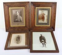 Collection of WW1 Framed and Glazed Studio Portrait Photographs of Scottish Regiment Interest