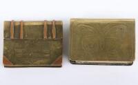 WW1 Trench Art Lighter and Matchbox Cover