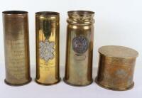 Grouping of WW1 Trench Art