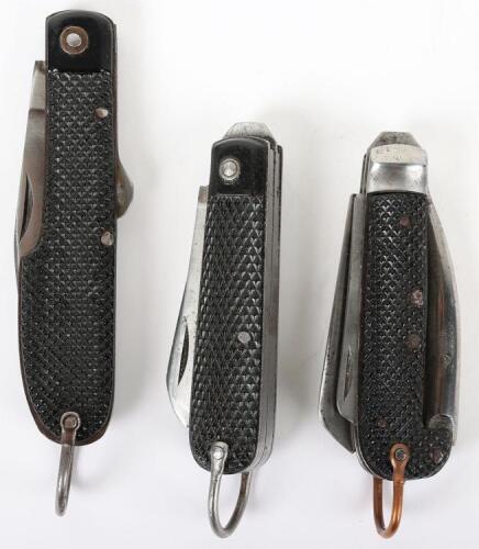 3x WW2 British Airborne / S.O.E Utility Knives