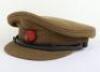 WW2 British Kings Royal Rifle Corps (K.R.R.C) Officers Peaked Cap - 4