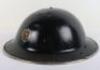 British Home Front Kent Fire Brigade Steel Helmet - 3