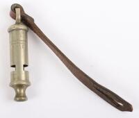 WW1 1915 British Officers Trench Whistle