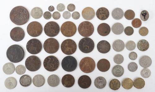 A mixed selection of coinage