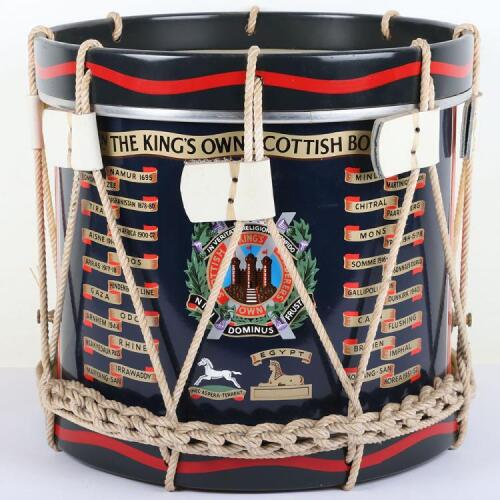 Kings Own Scottish Borderers Regimental Drum