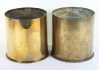 2x Large WW1 German Brass Shell Cases