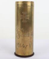 WW1 German Trench Art Brass Shell Case