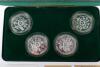 Isle of Man, silver proof four coin set - 3