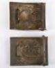 2x WW1 German Prussian Other Ranks Belt Buckles - 2