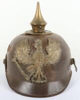 WW1 German Prussian Ersatz Steel Shell Pickelhaube