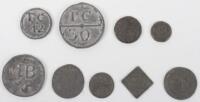 Mixed lot of Hop Tokens of Kent and Sussex