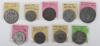 Mixed lot of Hop Tokens of Kent and Sussex