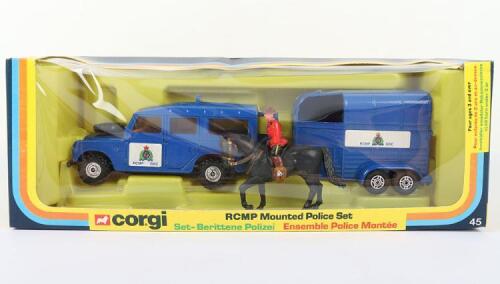 Corgi Set 45 Royal Canadian Mounted Police Land-Rover