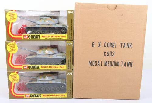 Corgi C902 Trade Pack of six M60 A1 USA Tanks