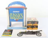 Rare Corgi Classics Shop Display Card Stand