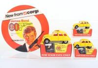 Original Corgi Toys James Bond Roger Moore Citroen 2CV Shop Display Card