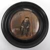 Five 19th century painted pot lids - 8