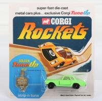 Corgi Rockets 903 Mercedes 280SL light lime green body