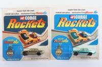 Two Corgi Rockets 902 Jaguar XJ6