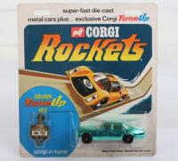 Corgi Rockets 902 Jaguar XJ6, light metallic green plated body