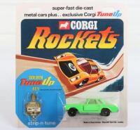 Corgi Rockets 903 Mercedes 280SL dark lime green body