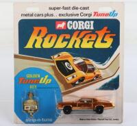 Corgi Rockets 907 Cadillac Eldorado copper plated body