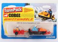 Corgi Juniors 2506 A.M.F Ski Daddler Snowmobile and Trailer