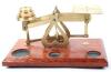 A set of late 19th century brass postal scales - 12