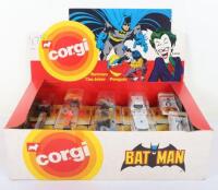 Scarce E4526 Corgi Juniors Batman, The Joker, Penguin Shop Counter Display