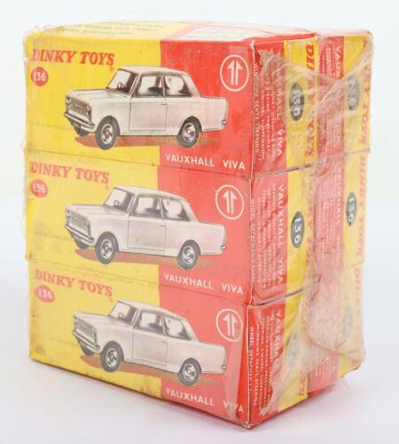 Dinky Toys Trade Pack of six 136 Vauxhall Viva’s