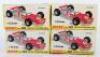 Four Dinky Toys 225 Lotus Formula 1 Racing cars - 2