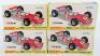 Four Dinky Toys 225 Lotus Formula 1 Racing cars - 3