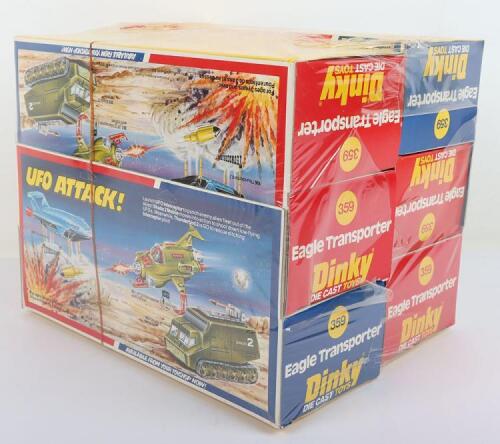 Scarce Dinky Toys Trade Pack of six 359 Eagle Transporters from Space 1999