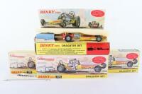 Four Dinky Toys 370 Dragster Sets,