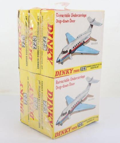 Dinky Toys Trade Pack of six 723 Hawker Siddeley H.S. 125 Executive Jets