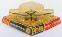 Dinky Toys 721 German Junkers Ju 87B Stuka Aircraft with dropping cap firing bomb!