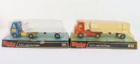 Dinky Toys 915 A.E.C. with Flat Trailer, scarce metallic blue cab