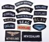 Selection of Royal Air Force Nationality Shoulder Titles