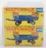 Matchbox Lesney Regular wheels Trade pack of six 40c Hay Trailers - 4