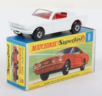 Matchbox Lesney Superfast 8e Ford Mustang white body