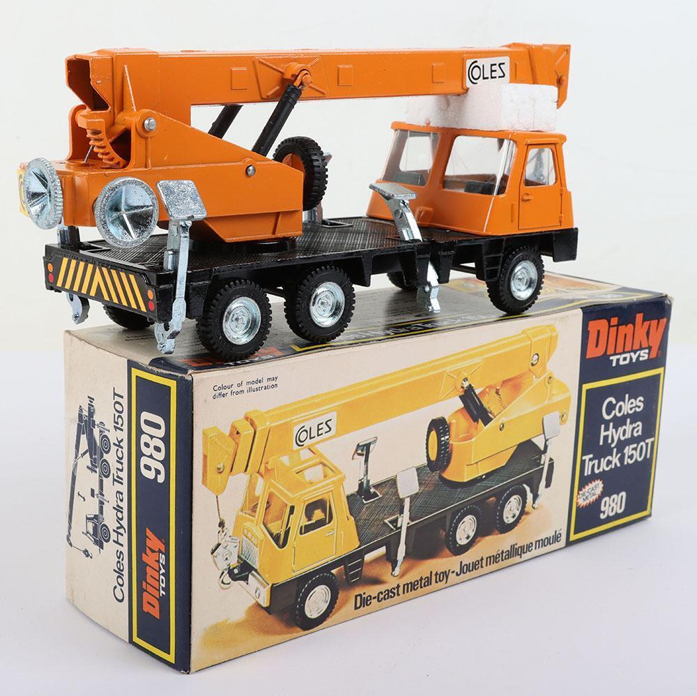 A Dinky Toys 980 Coles Hydra Truck 150T, boxed A Dinky Toys 980 Coles Hydra Truck 150T, boxed