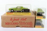 French Dinky Toys Trade box 1419 Coupe Ford Thunderbird