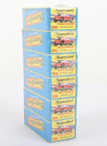 Matchbox Lesney Superfast Trade pack of six 36d Hot Rod Draguar