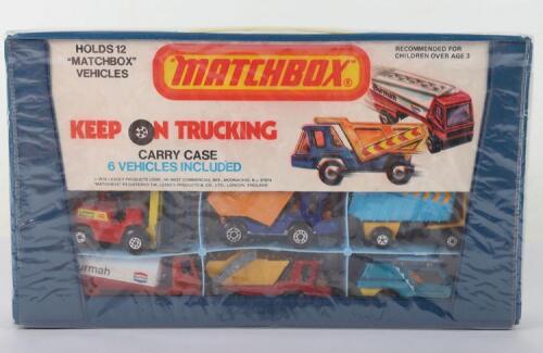 Matchbox Superfast USA issue Keep On Trucking Carry Case 5 Vehicles Included