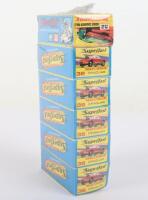 Matchbox Lesney Superfast Trade pack of five 36d Hot Rod Draguar