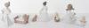 Six Nao porcelain figures - 2